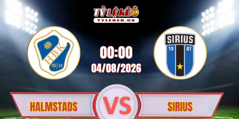Phân tích kèo Halmstads vs Sirius (00h00 ngày 04/08) giải VĐQG Thụy Điển